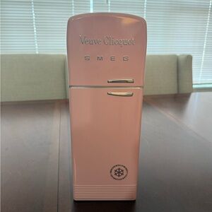 Smeg Veuve Clicquot Pink Mini Fridge